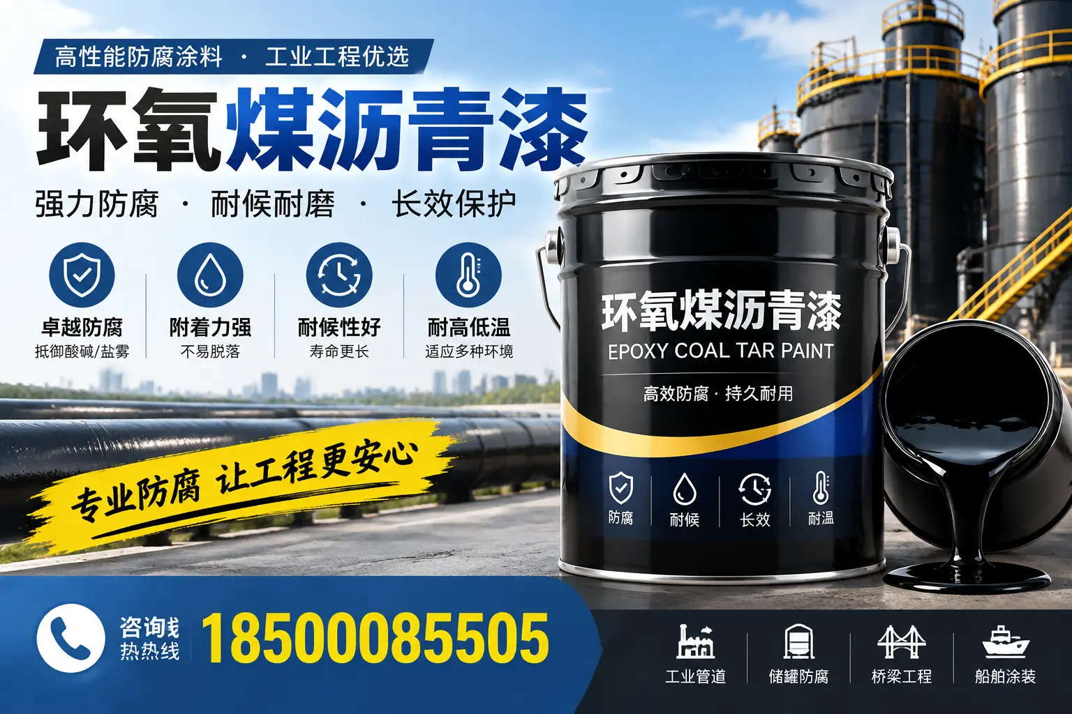 环氧煤沥青漆的施工方法与注意事项,确保在七台河顺利完成